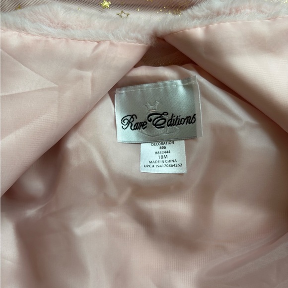 Rare Editions girls formal dress bloomers faux fur shrug 18 months NWT - Picture 6 of 7